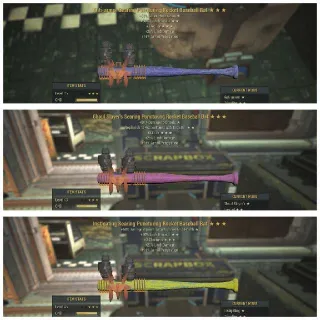 Rolled Rare Bats Set