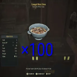 Canned Meat Stew ×100