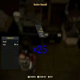 Nuclear Keycard ×25