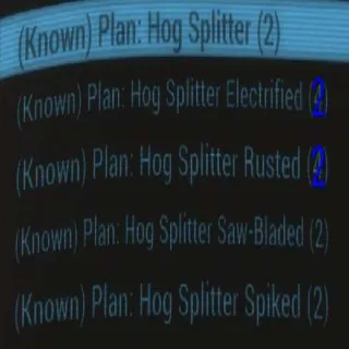 Hog Splitter Set