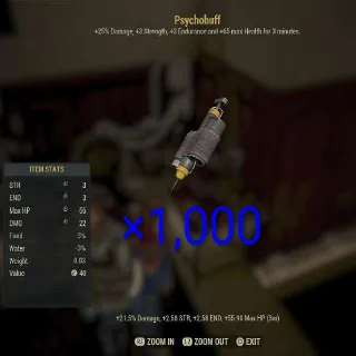 Psychobuff ×1,000