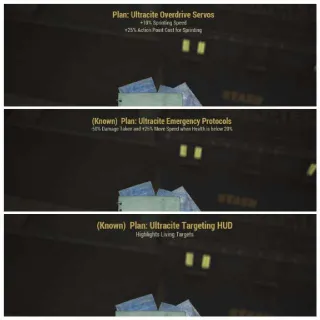 Rare Ultracite Plans