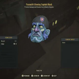 Glowing Captain Mask