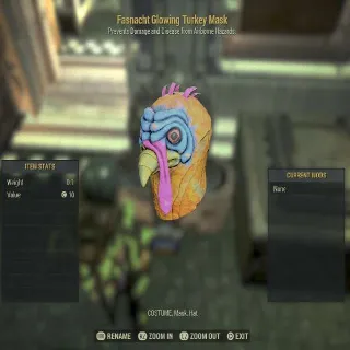 Fasnacht Glowing Turkey