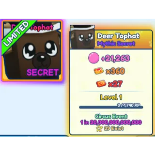 SHINY MYTHIC DEER TOPHAT