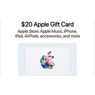 $20.00 USD Apple
