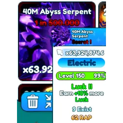  Tap Simulator 40M Abyss Serpent