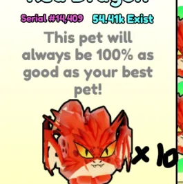 Pet World Red Dragon 10x