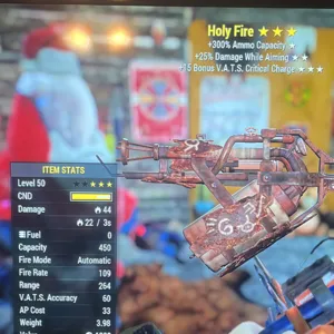 Quad +25/15 Holy fire