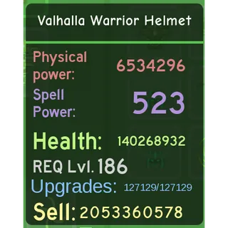 DUNGEON QUEST REBORN | VALHALLA WARRIOR ARMOR
