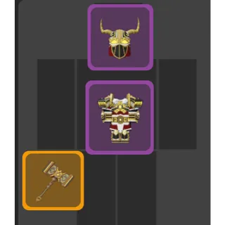 DUNGEON QUEST REBORN | WARRIOR SET HIGH POT END GAME SET