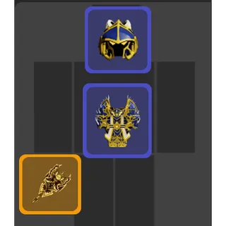 DUNGEON QUEST REBORN | GILDENSCALE BLUE WARRIOR SET + LEG