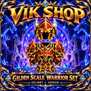 DUNGEON QUEST REBORN | BLUE GILDENSCALE WARRIOR ARMOR 
