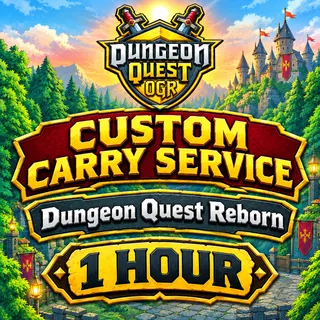 DUNGEON QUEST REBORN | 1 HOUR CARRY SERVICE