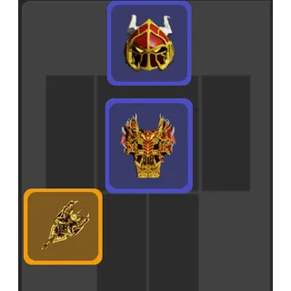 DUNGEON QUEST REBORN | GILDENSCALE BLUE WARRIOR SET + LEG