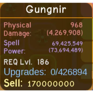 DUNGEON QUEST REBORN | GUNGNIR GOD POT