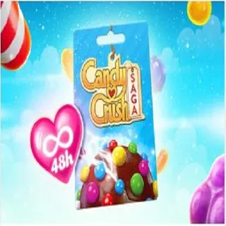 Candy Crush Gift Card - Gold Bars & 48h Unlimited Lives