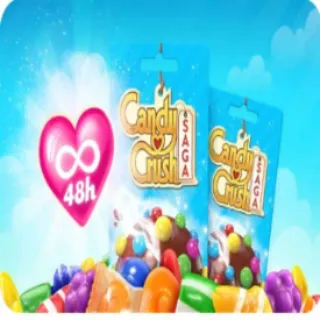 Candy Crush  Gold Bars & 48h Unlimited Lives