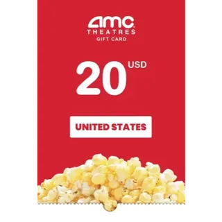 $20.00 USD AMC Theatres