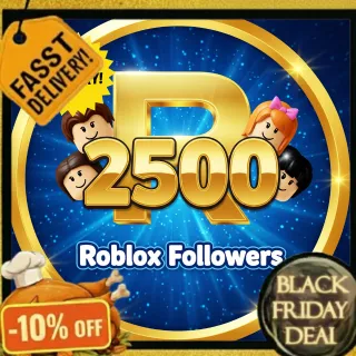 Roblox Followers 2500
