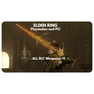 ELDEN RING: ALL DLC Weapons! +0