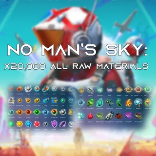 No Man's Sky: x20,000 ALL Raw Materials