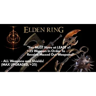 Elden Ring: ALL Weapons +25!