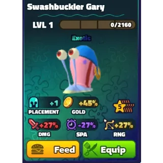 Swashbuckle Gary 5s