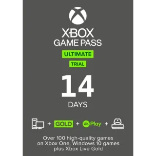 Xbox Game Pass Membership PC 14 Days Trial KEY (For New Account Only) - Global 