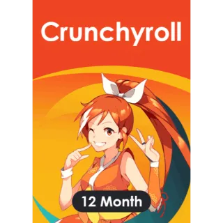 Crunchyroll Mega Fan ✴️ 12 Months Global Subscription ✴️1 Year megafan Private Account ✴️ 🎥