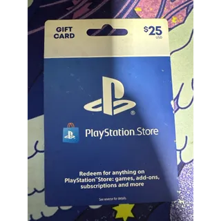 $25.00 USD PlayStation Store