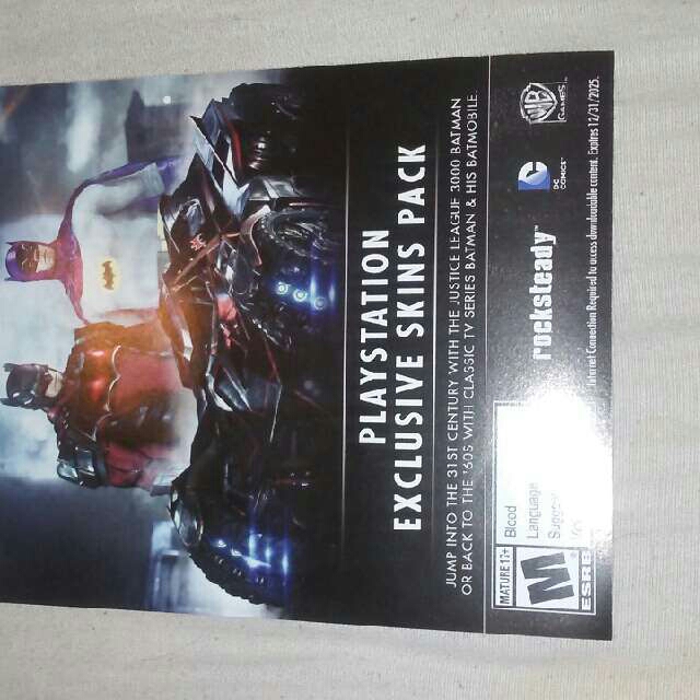 batman arkham knight ps4 digital code