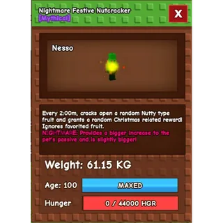 FESTIVE NUTCRACKER - BEST PET IN GAG Pair with 15 sec mimic and in an hour you will have 100s of small and medium toys.