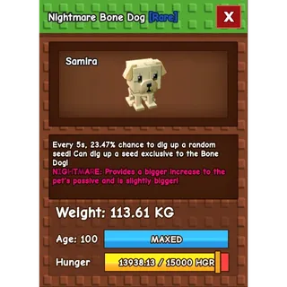 Colossal 113KG Bone Dog !!! Insane 5S to dug up a seed :)