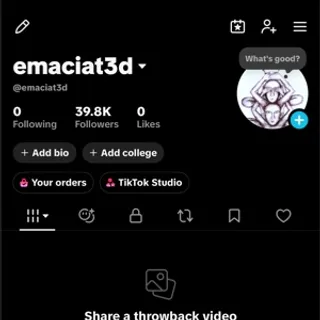 40k TikTok account 