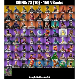 FORTNITE ACCOUNT - 73 skins | Travis Scott | Blue Squire | Royale Knight | Havoc | Rogue Agent | Floss