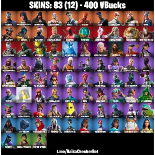 FORTNITE ACCOUNT - 83 skins | Carbide | Gear Specialist Maya | Blackheart | Ragnarok | Midas | Hybrid | Fade |400 VB