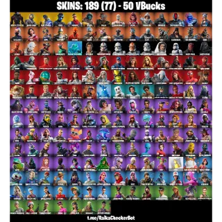 FORTNITE ACCOUNT - 189 skins | Omega (stage 5) | Rogue Agent | Blue Striker | Fixer | Prodigy | Zenith | Malik | Ragnarok |