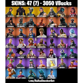 FORTNITE ACCOUNT - 47 skins | The Reaper | Omega (stage 5) | Elite Agent | Sub Commander | Havoc |3050 VB