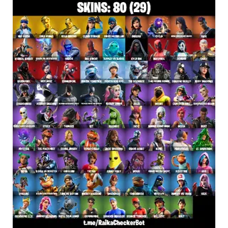 FORTNITE ACCOUNT - 80 skins | Neo Versa | Gold Midas | Gold Brutus | Cloud Striker | Point Patroller | Sorana | Cyclo |