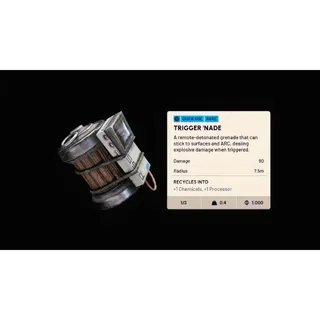 x100 Trigger Nades