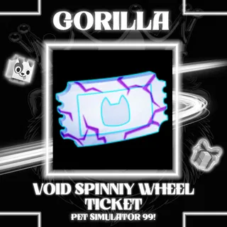 Pet Simulator 99 | 300x Void Spinny Wheel Ticket