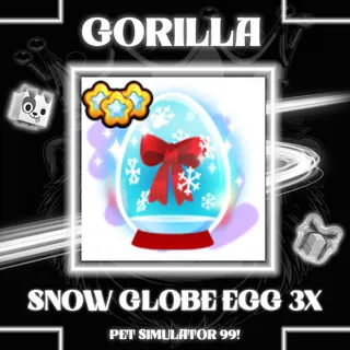 EXCLUSIVE SNOW GLOBE EGG