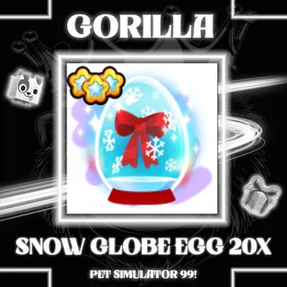 SNOW GLOBE EGG