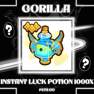 INSTANT LUCK POTION 1000X PETS GO