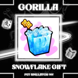 100x Snowflake Gift