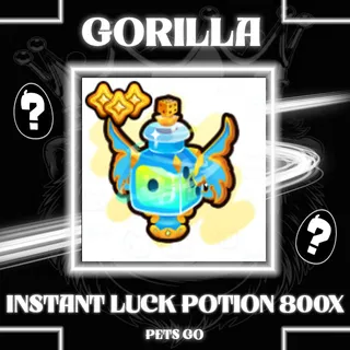 INSTANT LUCK POTION 800X PETS GO