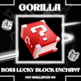 Pet Simulator 99 | 1x Boss Lucky Block Enchant