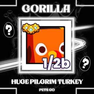 HUGE PILGRIM TURKEY PETS GO