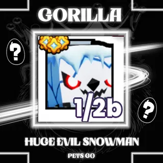 HUGE EVIL SNOWMAN PETS GO